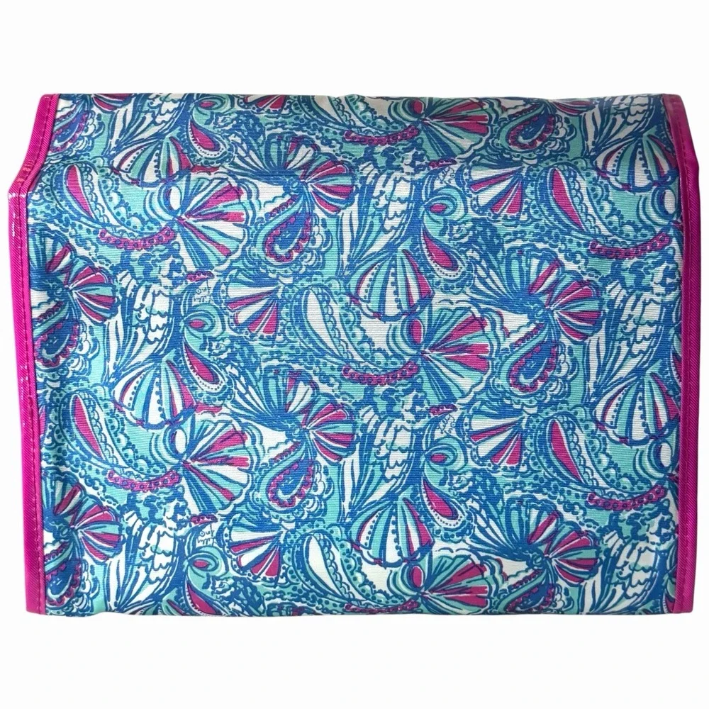 Lilly Pulitzer NEW For Target Hanging Valet Case My Fans Print Travel Organizer